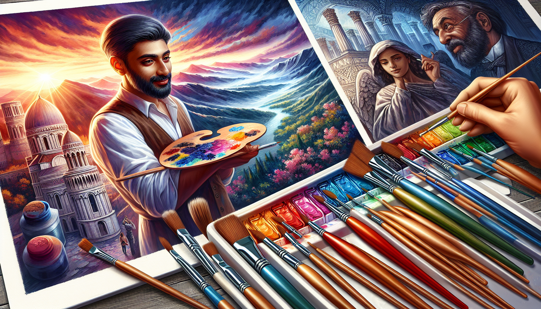 Quality paint and materials for painting projects